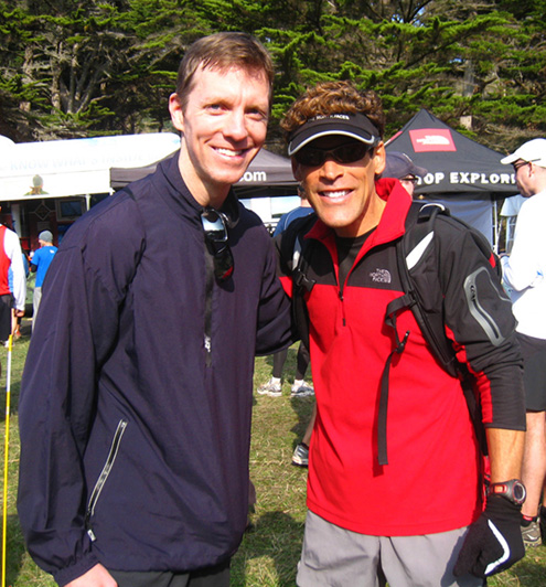 Mike Sohaskey and Dean Karnazes at 2009 North Face Endurance Challenge