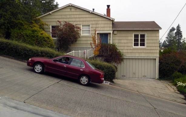 Up Marin (Keeler)_no slant Slant of Marin Avenue in Berkeley