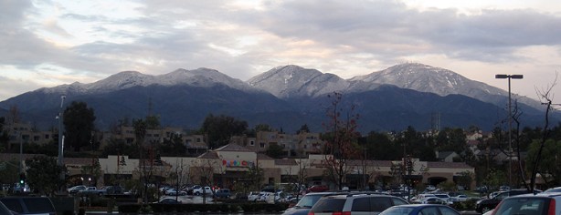 Snow on the peaks