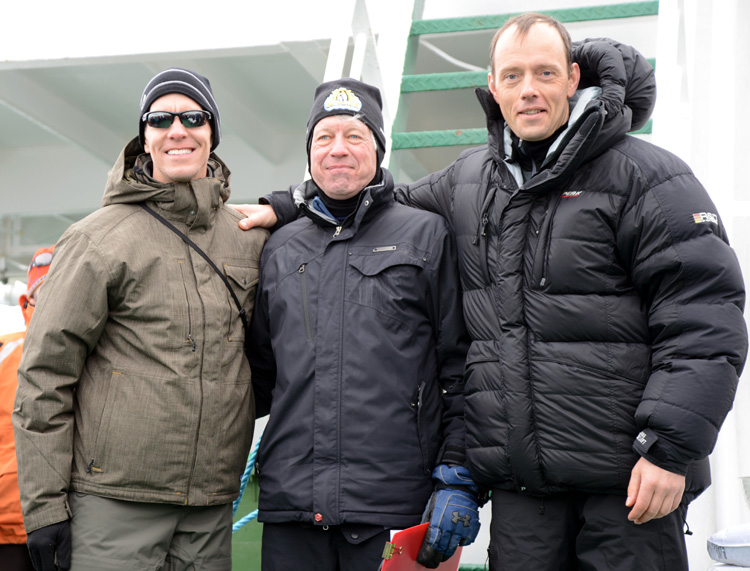 Mike Sohaskey, winner of M(40-49) division for Antarctica Marathon 2013
