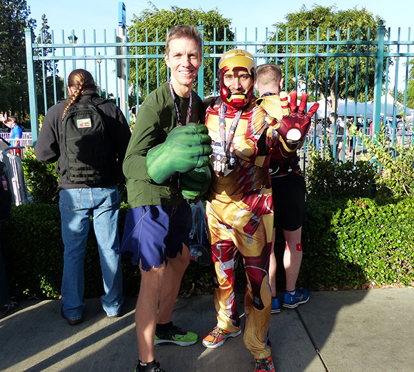 Mike Sohaskey as Hulk with Iron Man