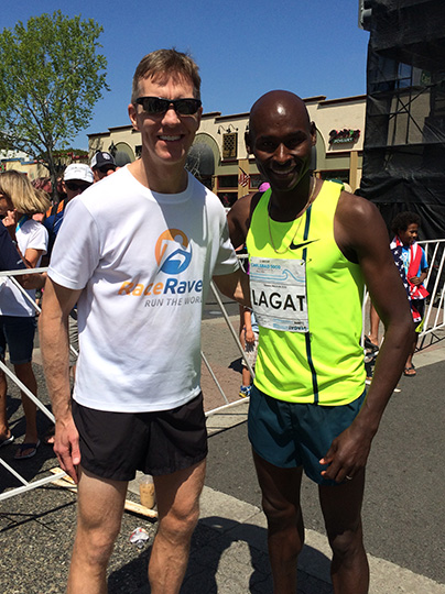 Mike Sohaskey & Bernard Lagat - 2015 Carlsbad 5000