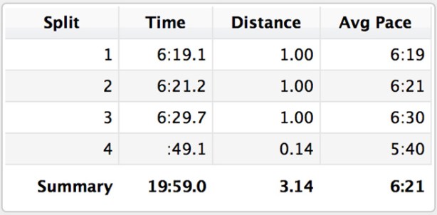 Carlsbad 5000 splits