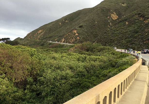 Base of Hurricane Point at Big Sur International Marathon_bch