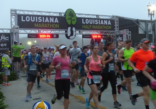 Louisiana Marathon start