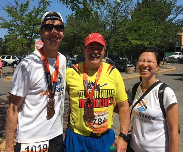 Mike Sohaskey & Tim Mullican at Missoula Marathon