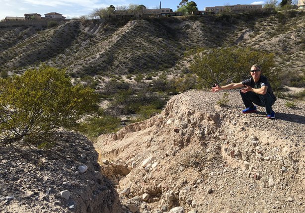 Mike Sohaskey's playground in El Paso as a 4-year old