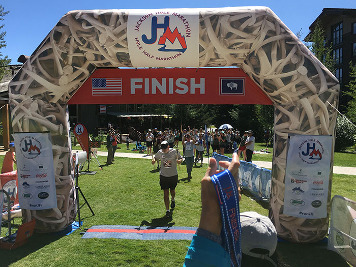 50 States Finisher Grif at Jackson Hole Marathon 2018