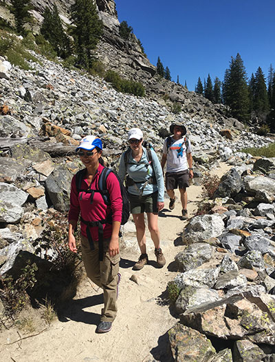 Hiking Cascade Canyon after Jackson Hole Marathon