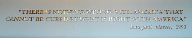 Quote from President Clinton's 1993 inaugural address