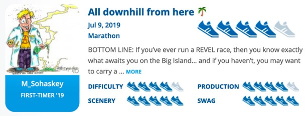 RaceRaves rating for REVEL Kulia Marathon