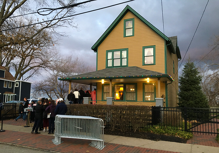 Ralphie's house from A Christmas Story in the Tremont neighborhood of Cleveland