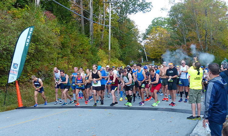 Clarence DeMar Marathon 2020 start