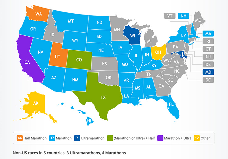 Mike Sohaskey's 50 States Map